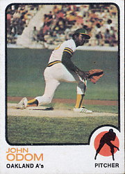 1973 Topps Baseball Cards      315     John Odom